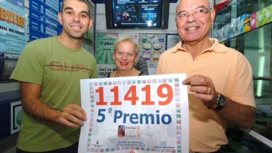 Lluvia de millones en Canarias por el Sorteo de la Lotería de la Navidad 2012