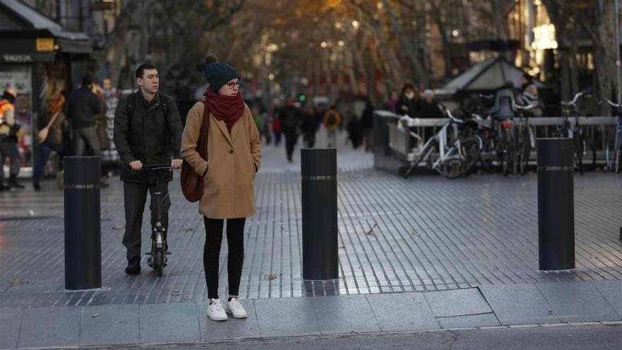 Barcelona instala bolardos en la Rambla