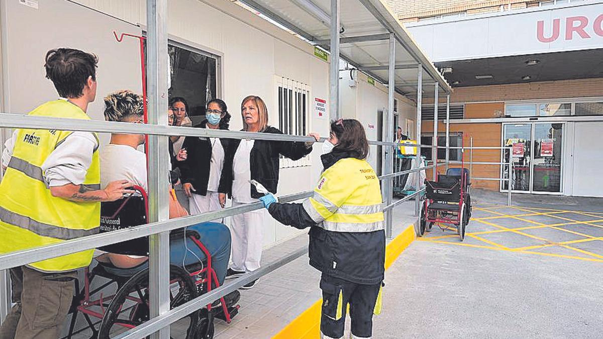 Imagen de archivo de las obras de Urgencias del Hospital General de Castellón