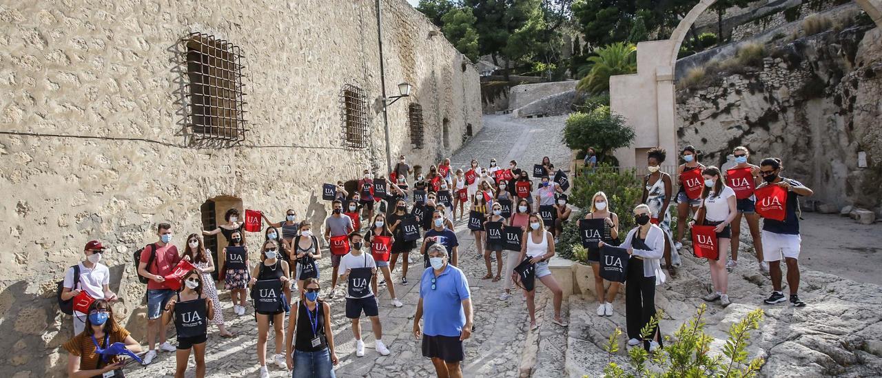 Erasmus en el Castillo de Santa Bárbara.