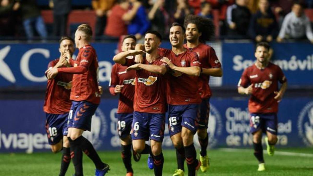 Tercera victoria consecutiva del Osasuna