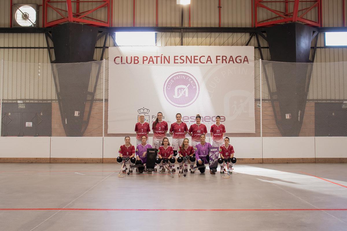 El equipo del Club Patín Esneca Fraga, fueron semifinalistas de la Copa de la Reina.