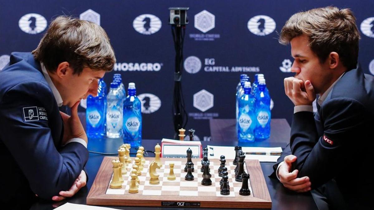 Magnus Carlsen y Sergey Karjakin, Nueva York