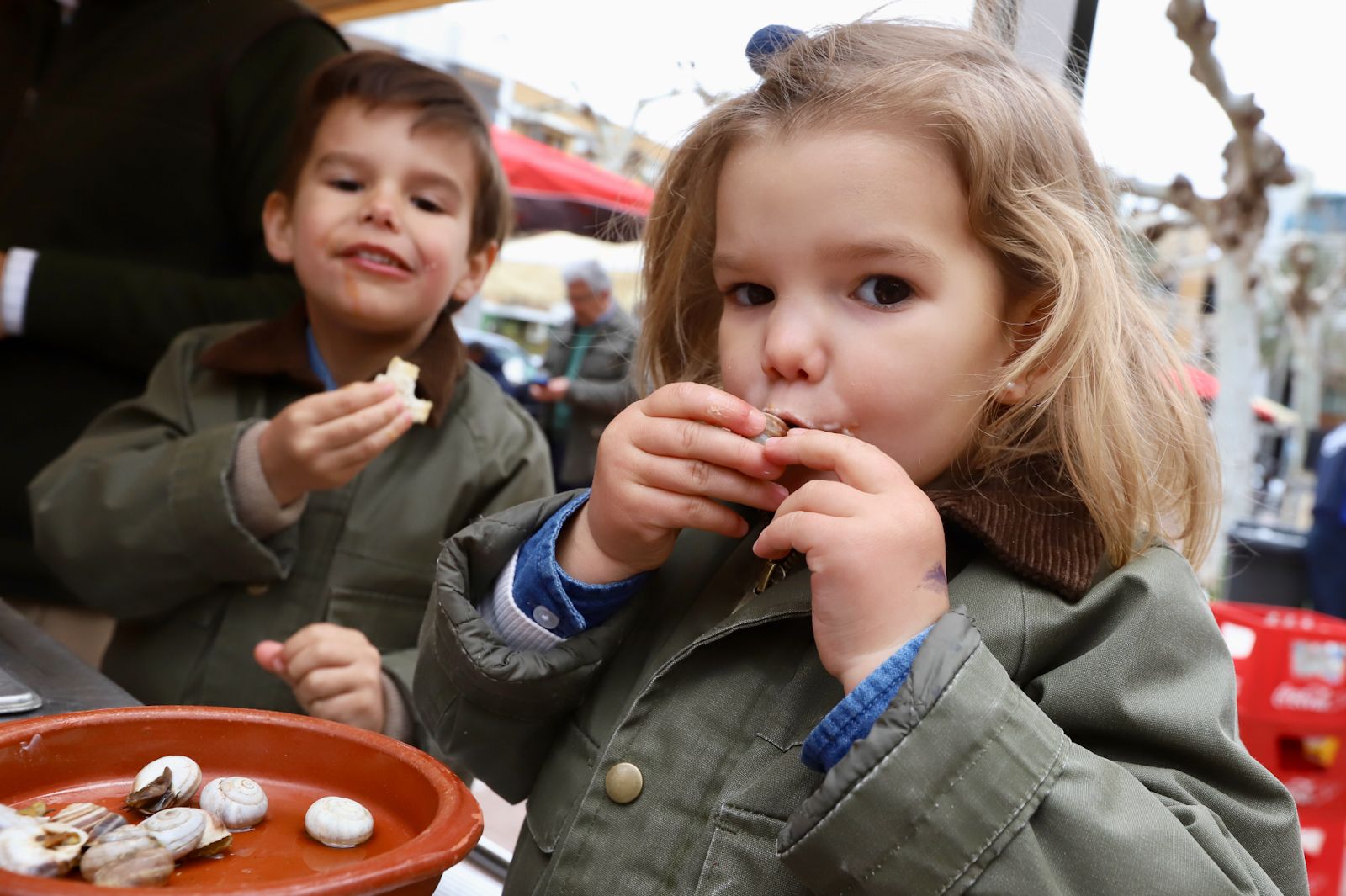 Los cordobeses, en busca de los caracoles