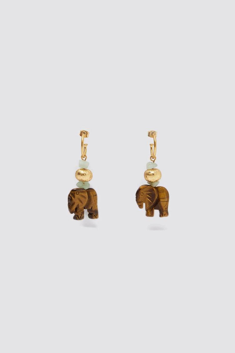 Pendientes de elefantes de Zara (Precio: 15,95 euros)