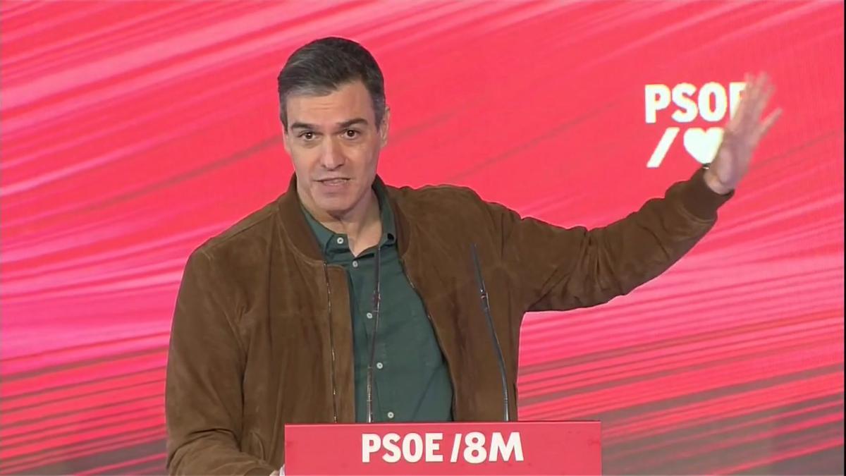 Pedro Sánchez: "El principal adversario del feminismo se llama ultraderecha"