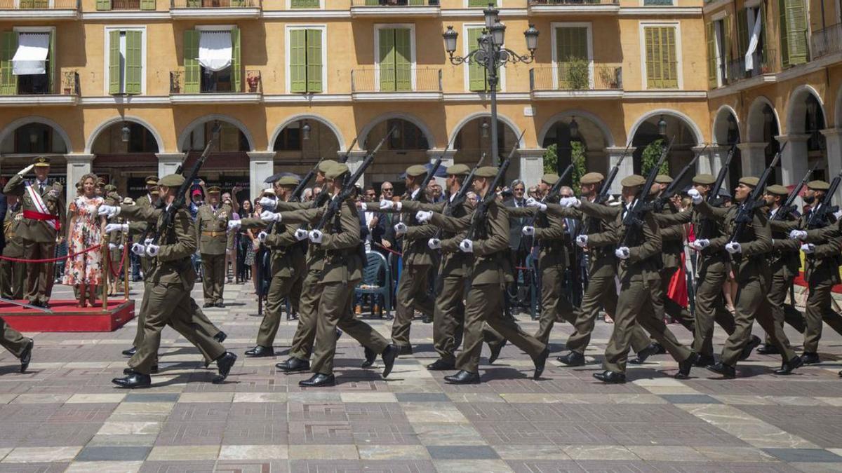 El 150 aniversario del regimiento Palma 47.