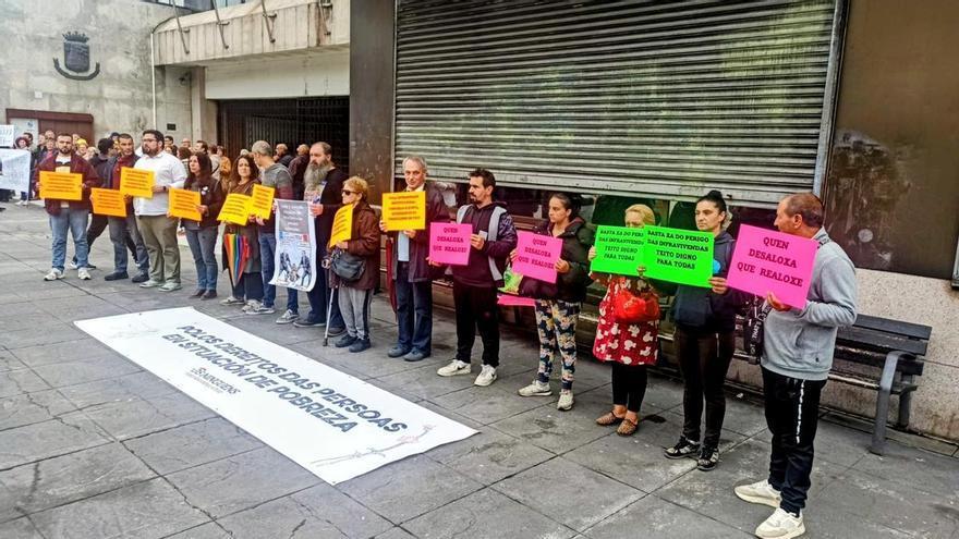 Reclaman una solución a Xunta y Concello para las familias de Vigo que serán desalojadas de sus chabolas