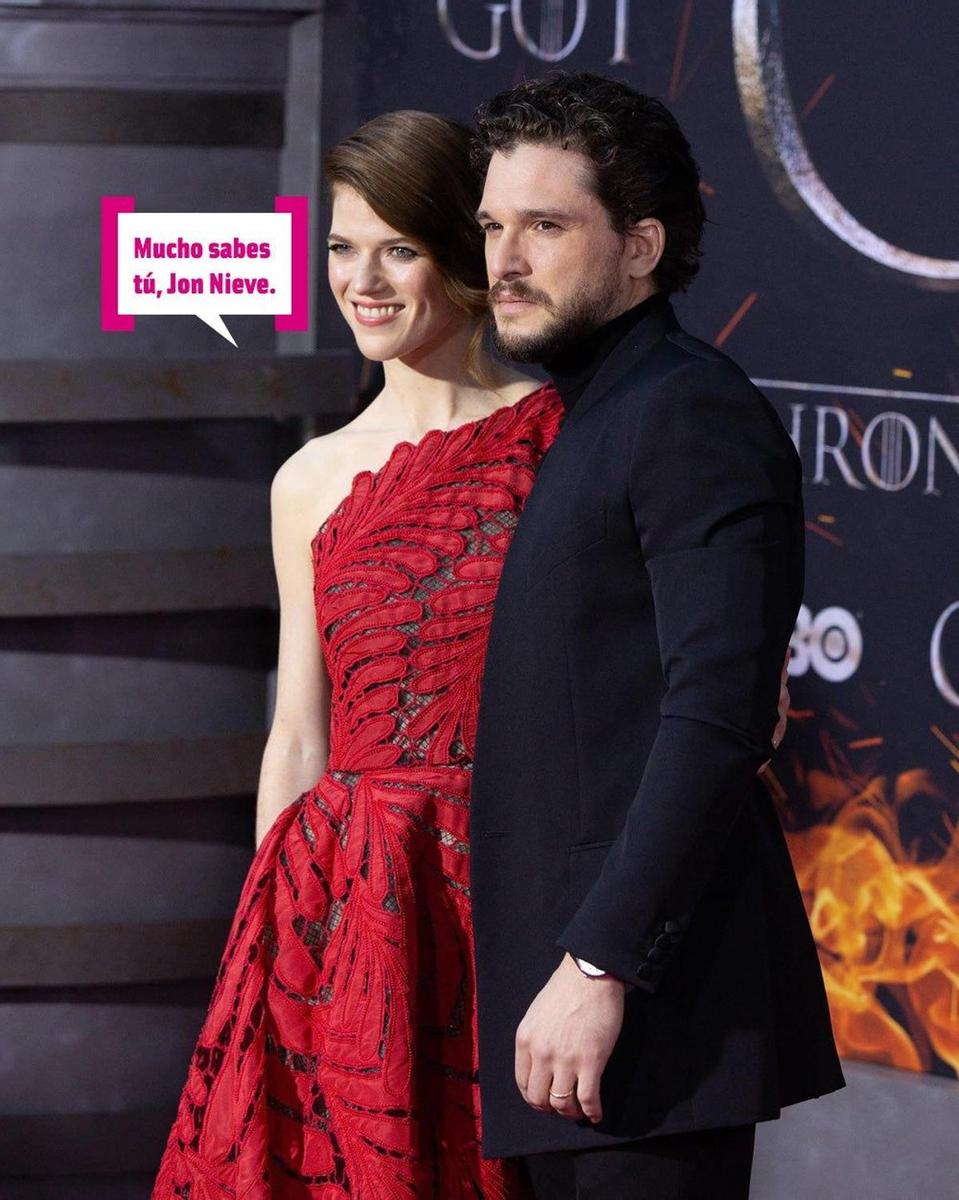 Kit Harington y su mujer Rose Leslie