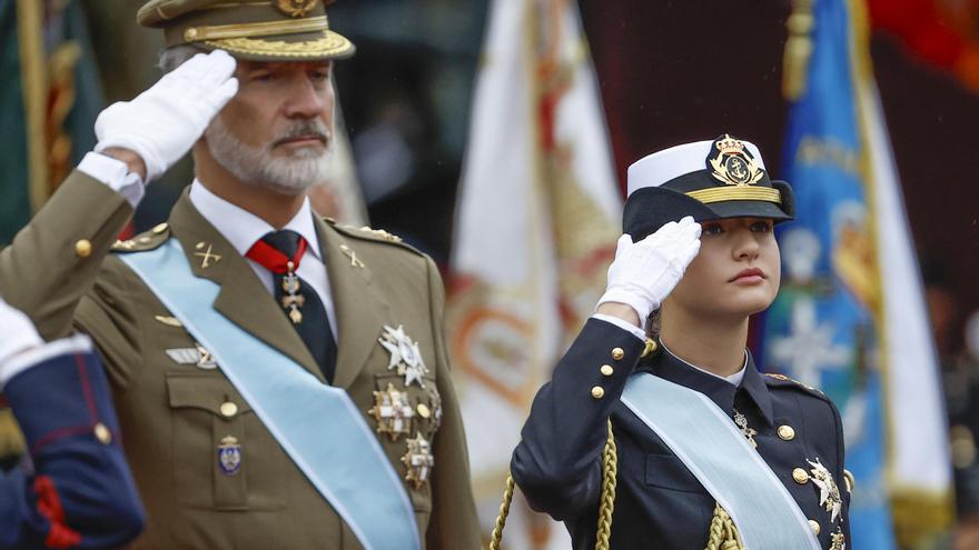 El desfile militar del 12 de octubre en Madrid, en imágenes
