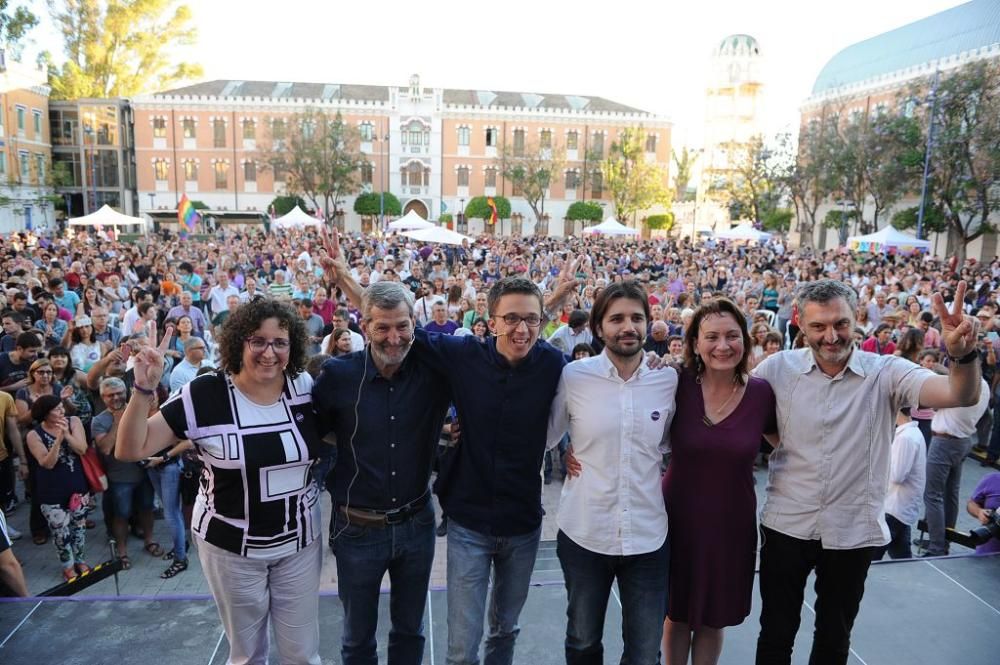 Mitin de Íñigo Errejón en Murcia