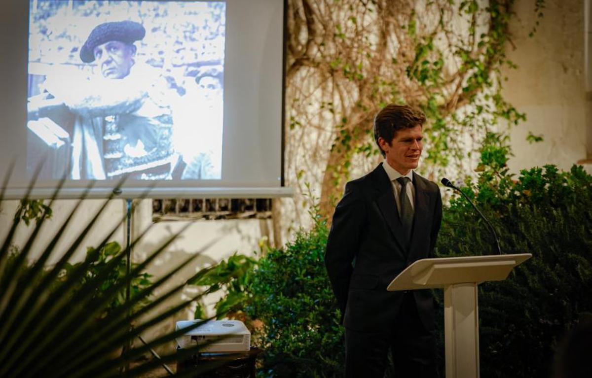 Borja Jiménez en la presentación de la corrida In Memoriam