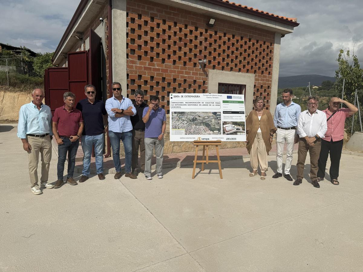 Galería | Mercedes Morán visita la nueva EBAR de Jaraíz de la Vera