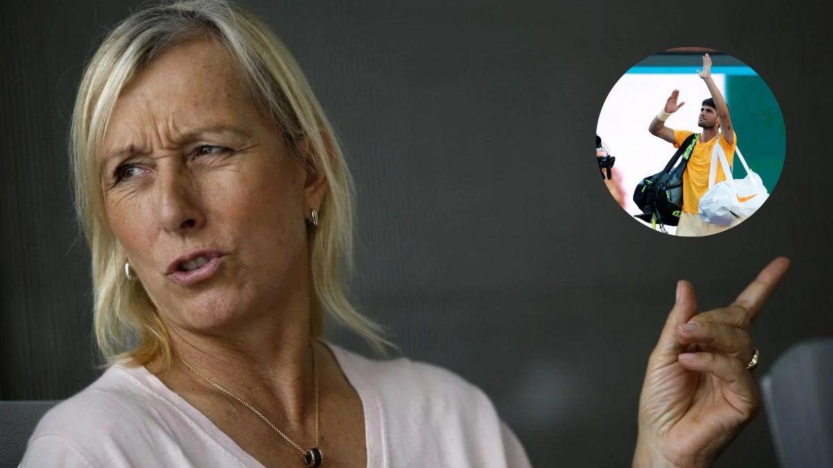 Navratilova analiza la derrota de Alcaraz en Indian Wells