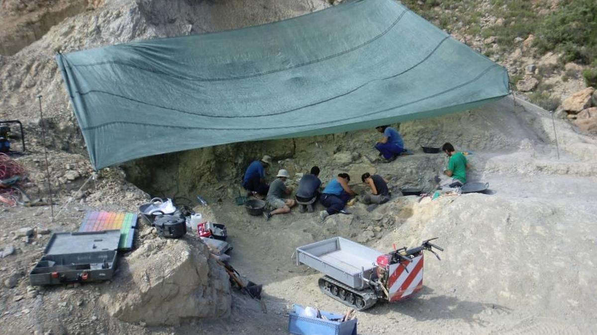 Una excavación arqueológica.