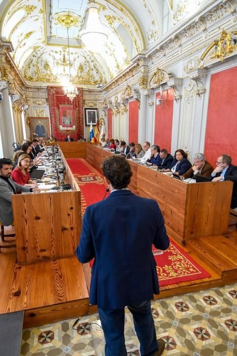 Pleno del Ayuntamiento de Las Palmas de Gran Canaria, el último de 2018