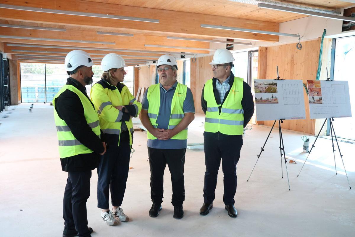 La vicepresidenta segunda, Isabel Blanco, visita las obras del Centro Cívico de Zamora