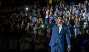 Juan Carlos Navarro se despide de un Palau puesto en pie tras la retirada de su camiseta como último homenaje a su capitán mas laureado.