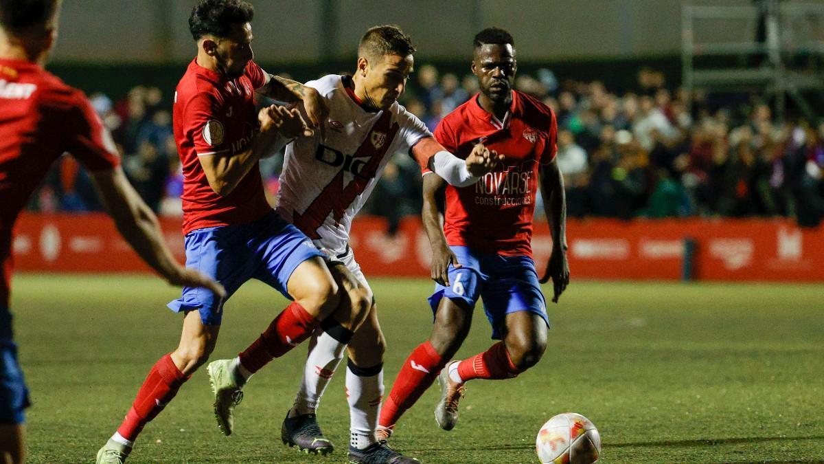 Acción del encuentro entre Rayo y Saguntino