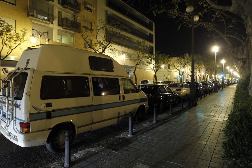 Polémica por el uso del carril bus de noche en València