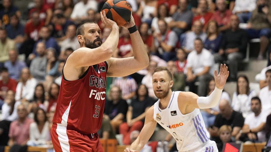 Un Girona luchador pone contra las cuerdas al Real Madrid en la vuelta de Marc Gasol a la ACB