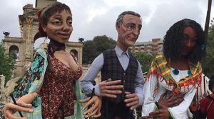 Espectacle de Les Grandes Personnes a la Ciutadella.