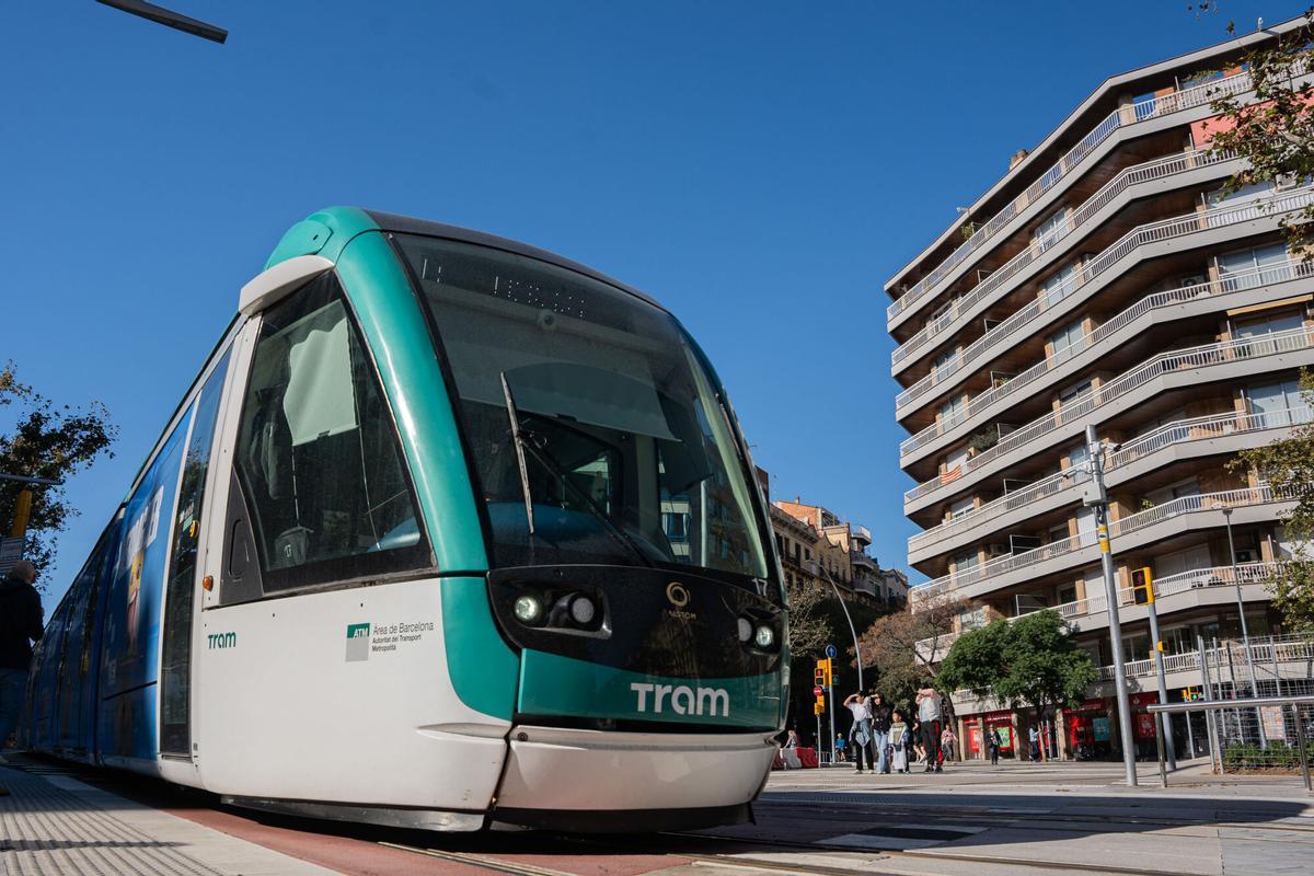Nuevo tramo del tranvía por la Diagonal, entre Glòries y Verdaguer