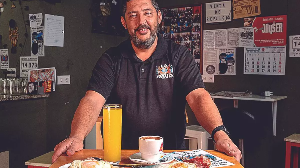 "Tenemos tostadas todo el día. Aquí se desayuna a cualquier hora"