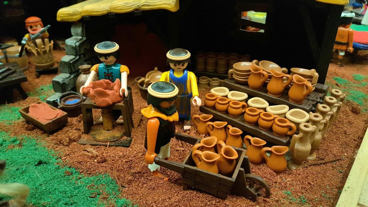 El pesebre de Playmobil de la Violeta, en Gràcia