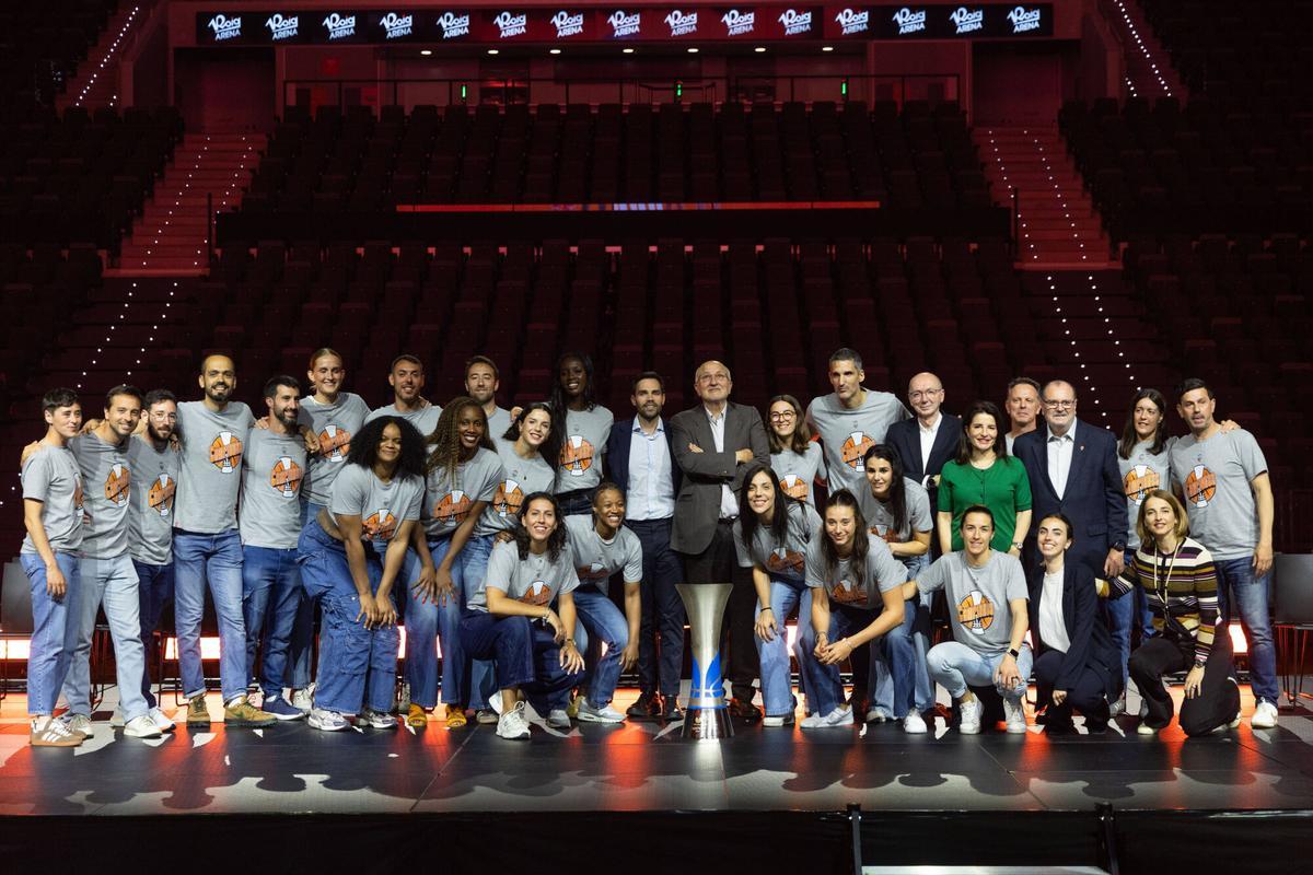 Valencia. VLC SPD. Celebración en Roig Arena del cuarto titulo de la LF Endesa del Valencia Basket femenino