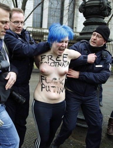 Las Femen, contra Sochi 2014