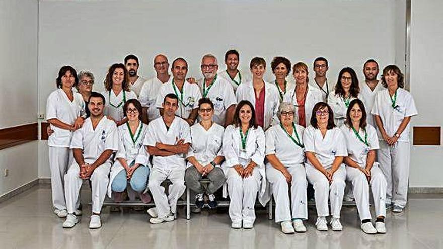 L&#039;equip del Servei de Radiodiagnòstic de l&#039;hospital de Figueres.