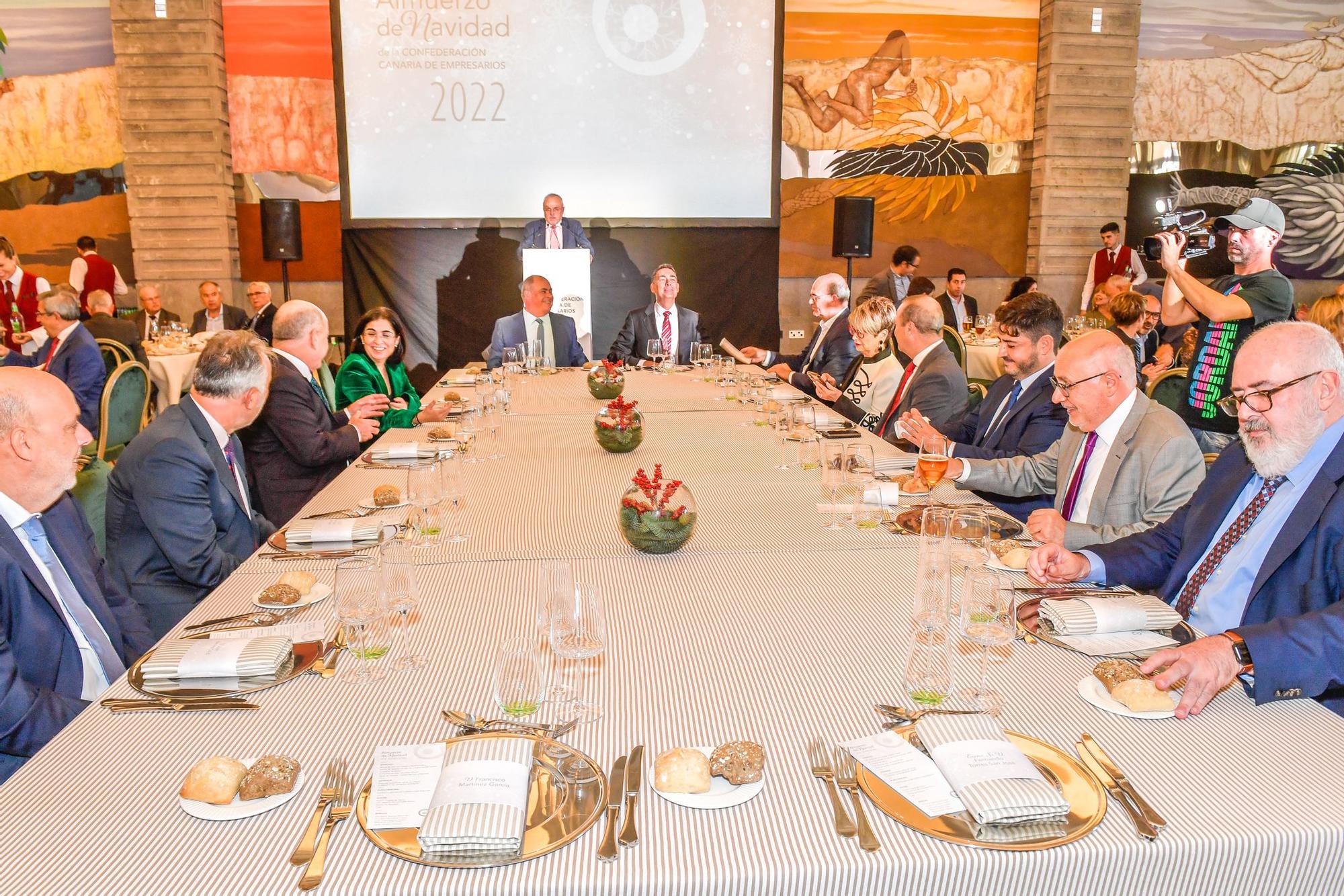 Brindis navideño de la Confederación Canaria de Empresarios