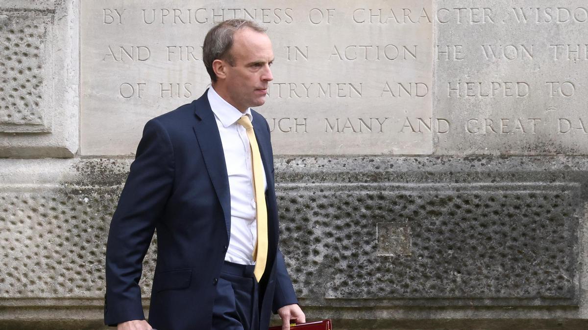 El ministro de Exteriores británico, Dominic Raab.