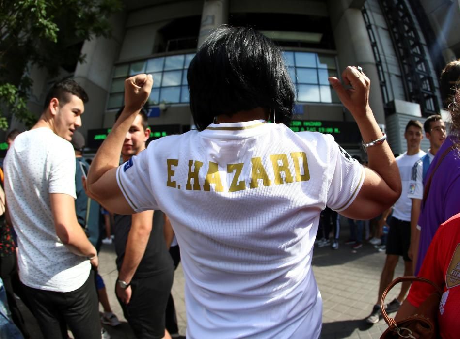 Presentación de Eden Hazard en el Bernabéu