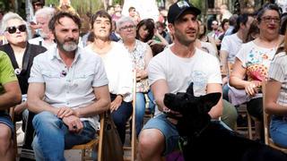 Dani Rovira y Fernando Tejero, junto a Más Madrid por la protección animal