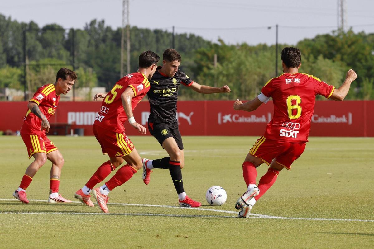 Les imatges del primer partit de pretemporada de Girona FC, contra el Al-Qadsiah