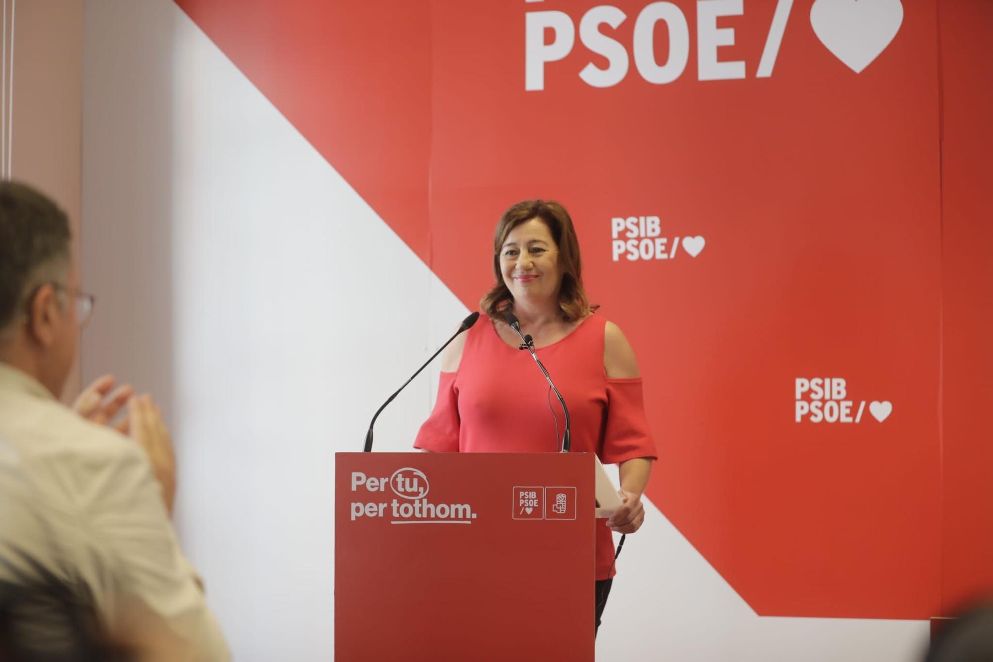 Francina Armengol será la cabeza del lista del PSOE al Congreso por Baleares