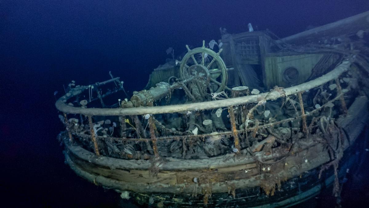 Hallado el 'Endurance', el mítico barco de Ernest Shackleton hundido en la Antártida hace un siglo