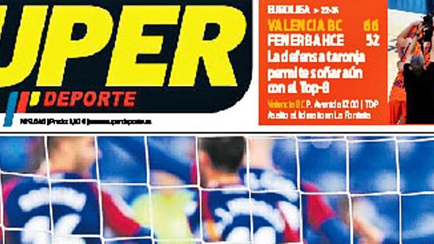 La portada de SUPER del sábado