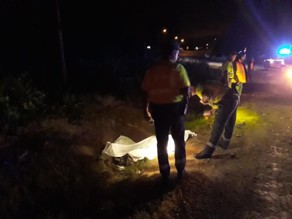 Muere el copiloto de un coche en Verín cuyo conductor triplicaba la tasa de alcoholemia