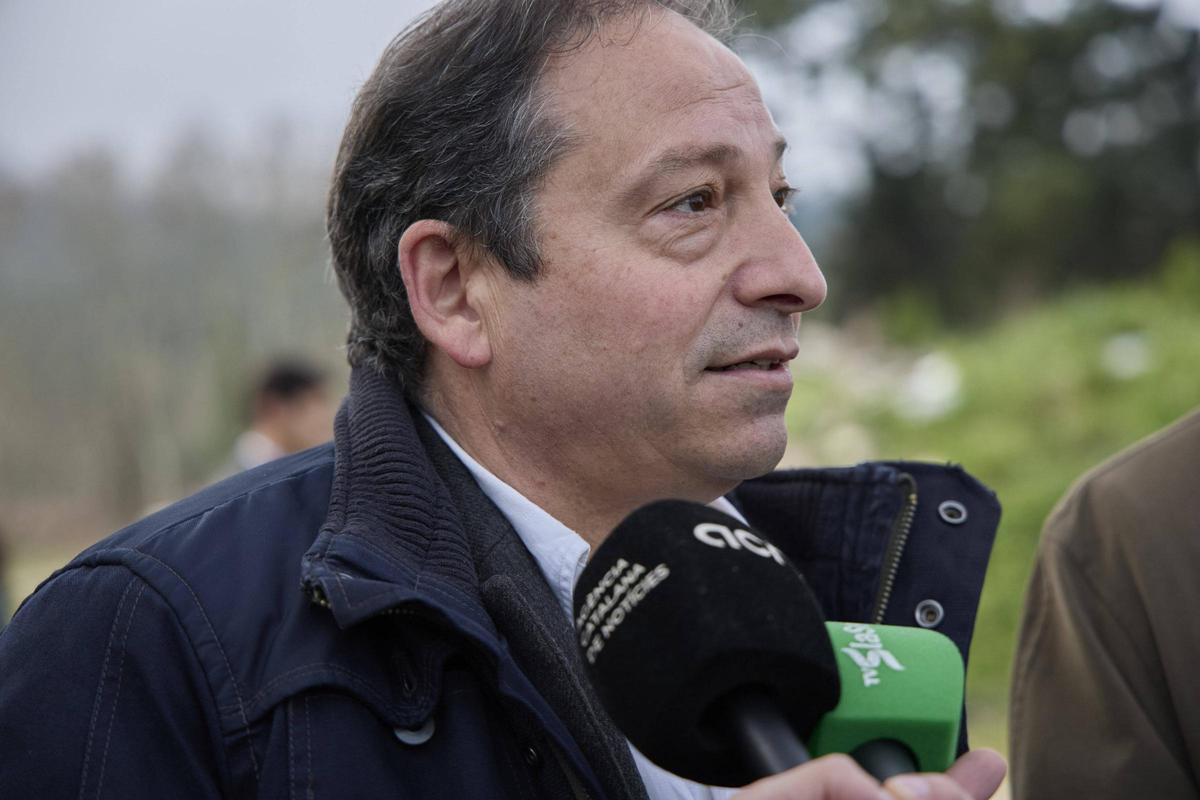 Les imatges del solar on s'aixecarà el nou jutjat de Santa Coloma de Farners