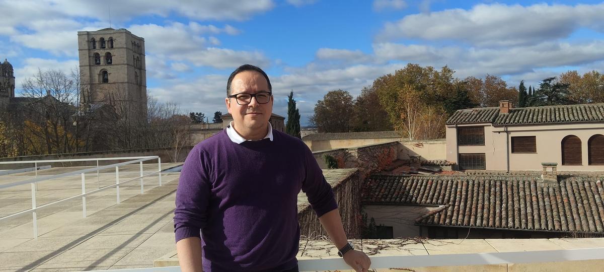 El profesor de la Universidad de Groelandia Javier Arnaut, ayer en Zamora