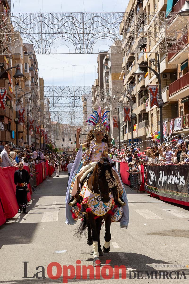 Desfile infantil del Bando Moro en las Fiestas de Caravaca