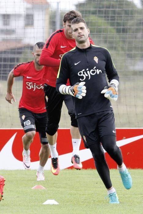 Entrenamiento del Sporting