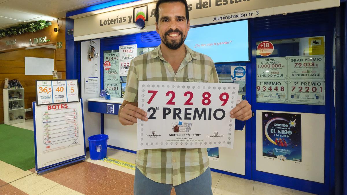 El Centro Comercial Cita reparte suerte con el segundo premio de la Lotería del Niño