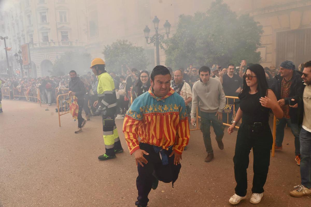 Así ha sido la mascletà de hoy, 18 de marzo