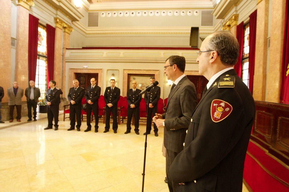 Acto de homenaje a los bomberos