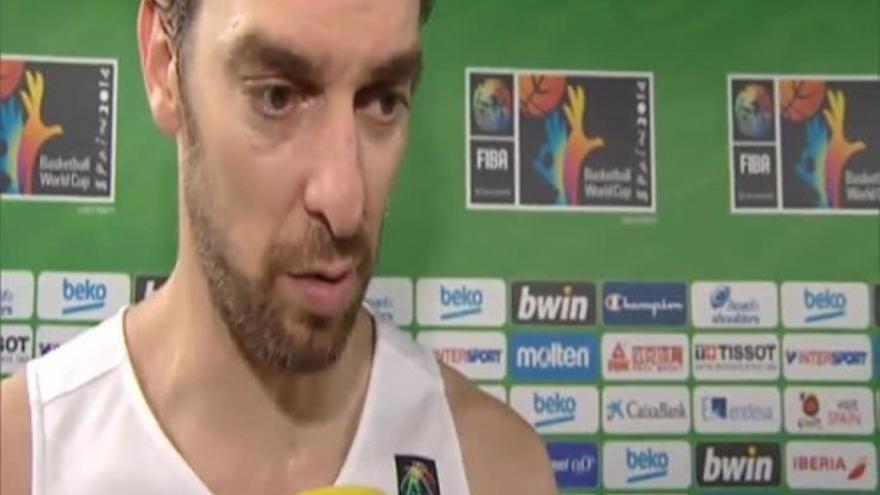 Pau Gasol: &quot;Brasil es el equipo más difícil del grupo&quot;