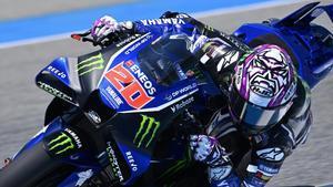 Fabio Quartararo durante los test de Buriram